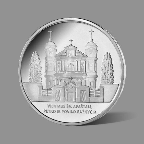 Sidabrinis atminimo medalis Šv. apaštalų Petro ir Povilo bažnyčiai