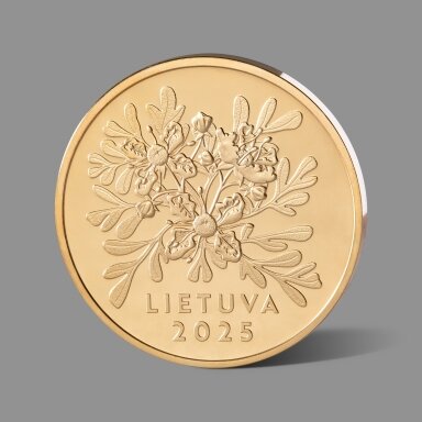 Baltijos keliui dedikuotas paauksuotas medalis
