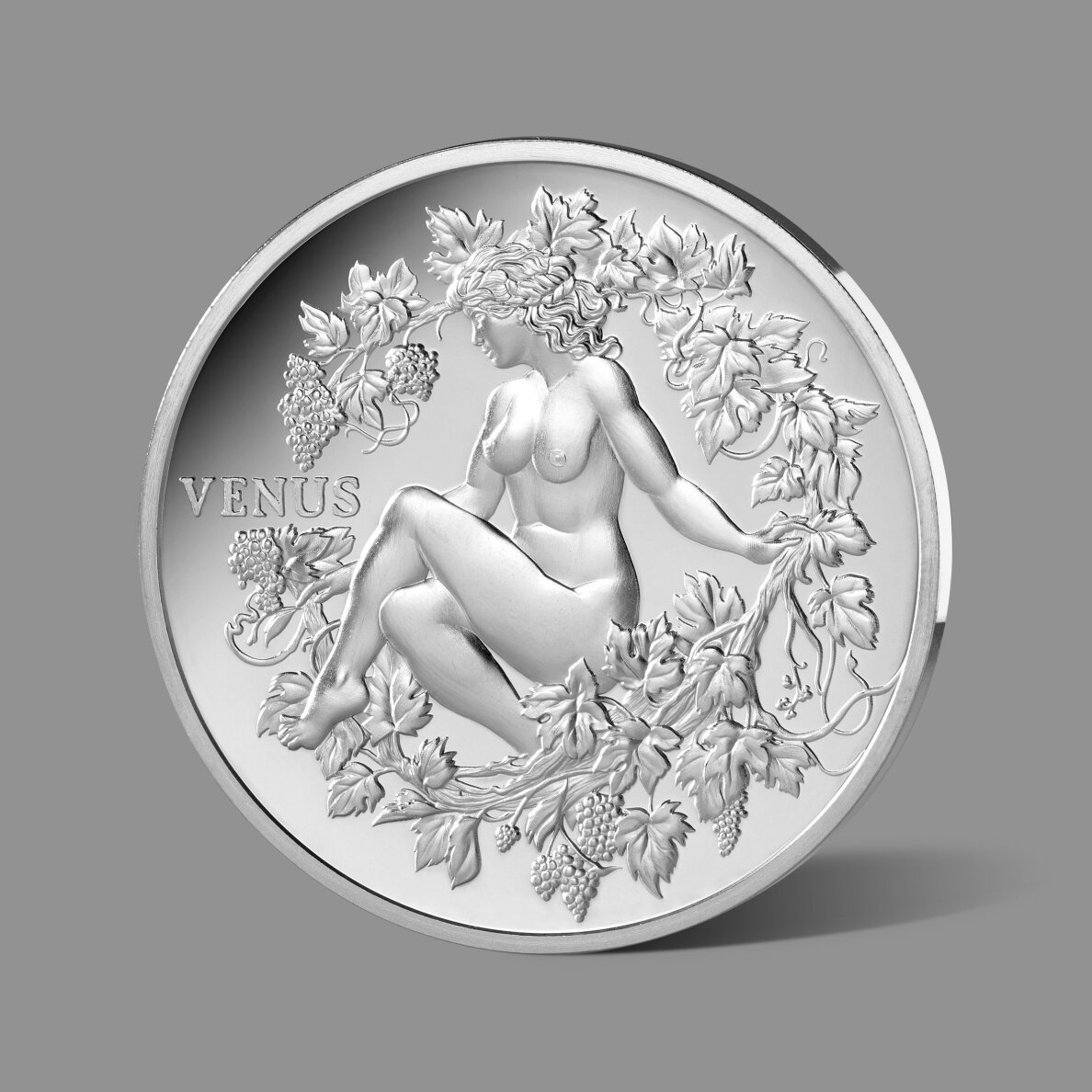 Deivei Venerai skirtas gryno sidabro medalis