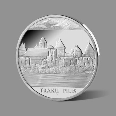 Lietuvos istorinei vertybei – Trakų salos piliai skirtas gryno sidabro medalis Lietuvos istorinei vertybei – Trakų salos piliai skirtas gryno sidabro medalis