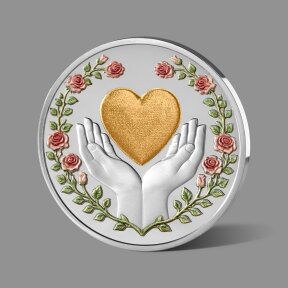 Meilei skirtas sidarbrinis medalis