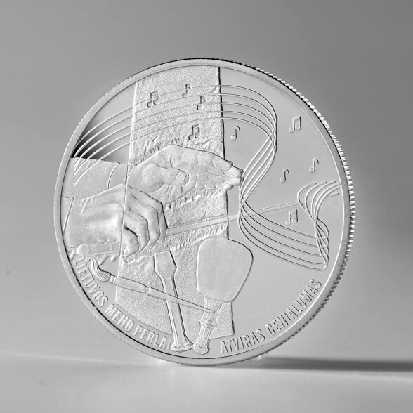 Mikalojui Konstantinui Čiurlioniui skirtas gryno sidabro medalis 1