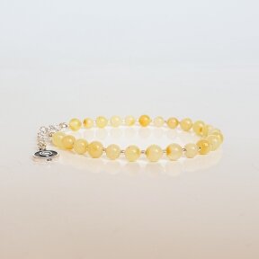 Natūralaus šviesaus Baltijos gintaro apyrankė