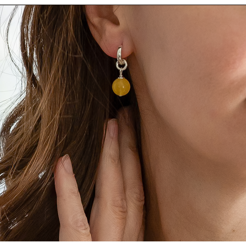 Natūralaus šviesaus Baltijos gintaro auskarai Natūralaus šviesaus Baltijos gintaro auskarai