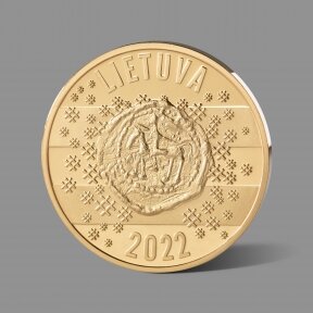 Pažaislio vienuolynui dedikuotas paauksuotas medalis