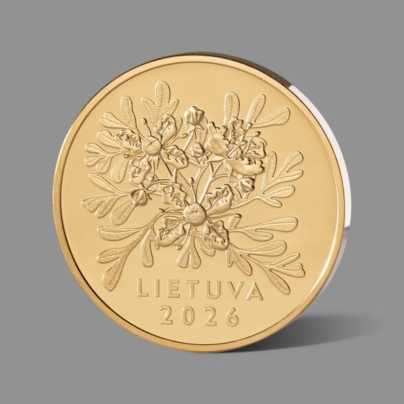 Meilei skirtas paauksuotas medalis 1