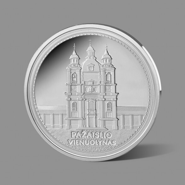 Pažaislio vienuolynui dedikuotas gryno sidabro medalis