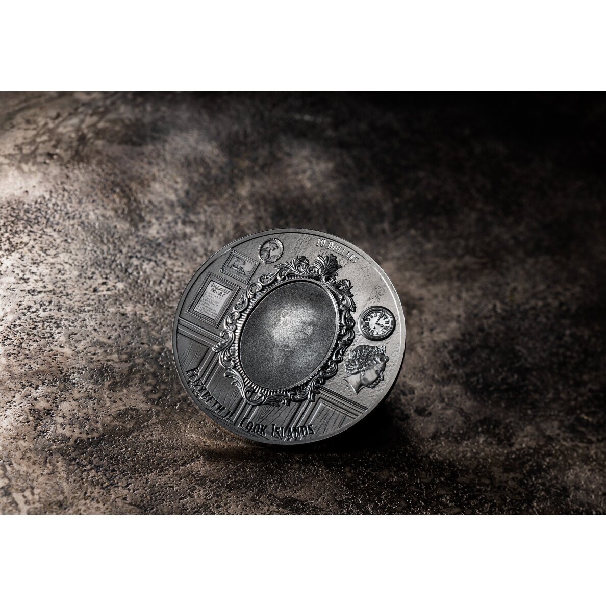 Sidabrinė moneta Stenlio viešbučiui 3