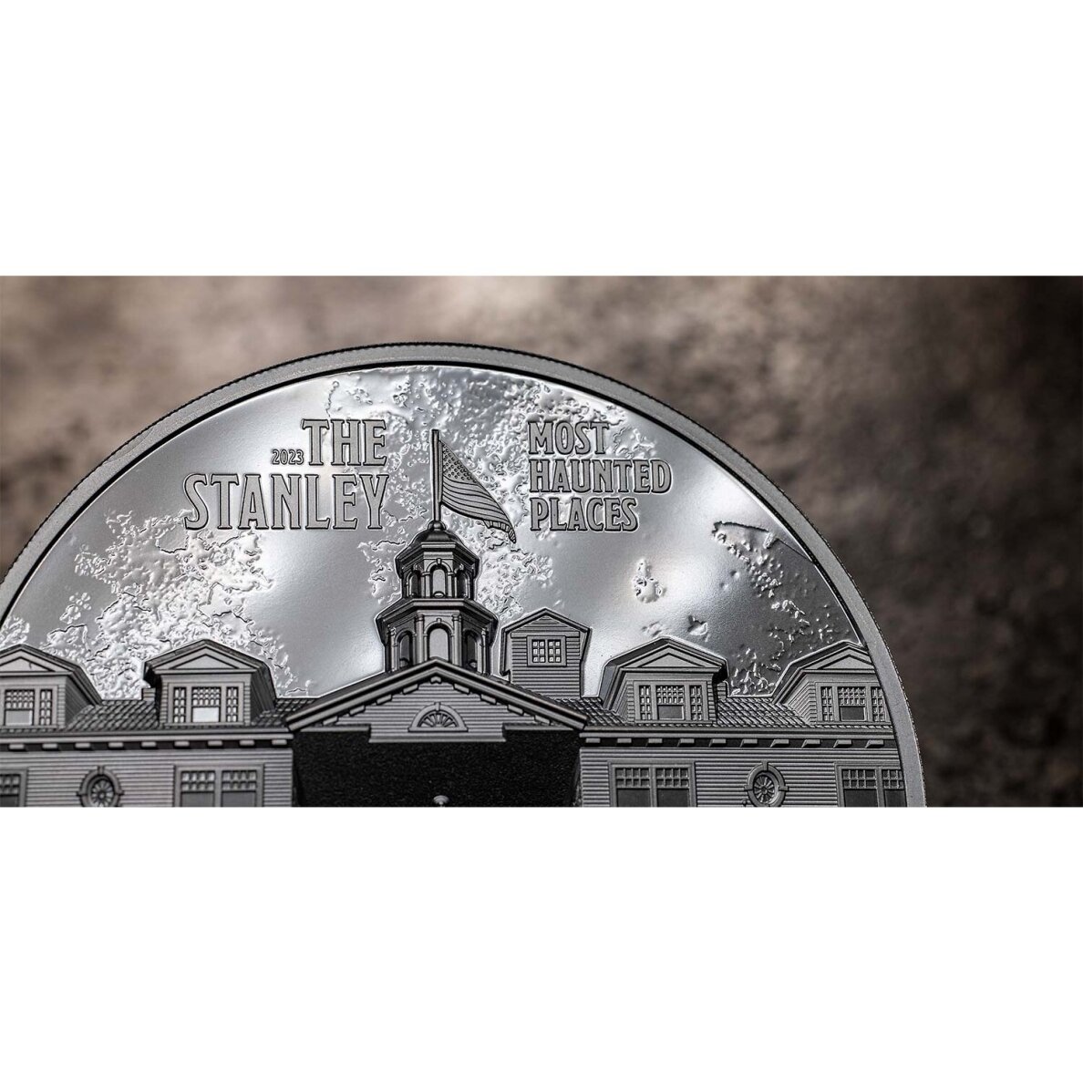 Sidabrinė moneta Stenlio viešbučiui 6