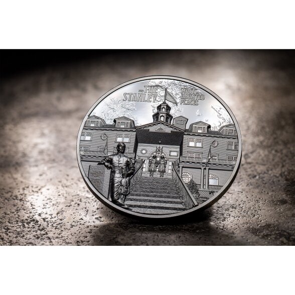 Sidabrinė moneta Stenlio viešbučiui 5
