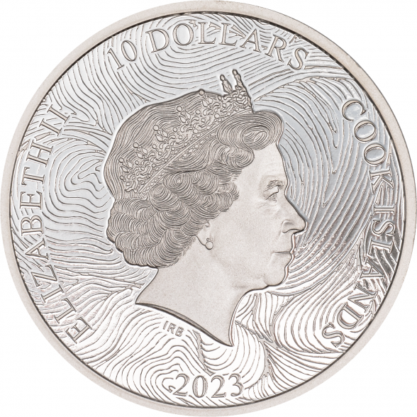 Sidabrinė vandens paviršiaus moneta 1