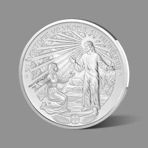 Šv. Velykoms skirtas sidabrinis atminimo medalis