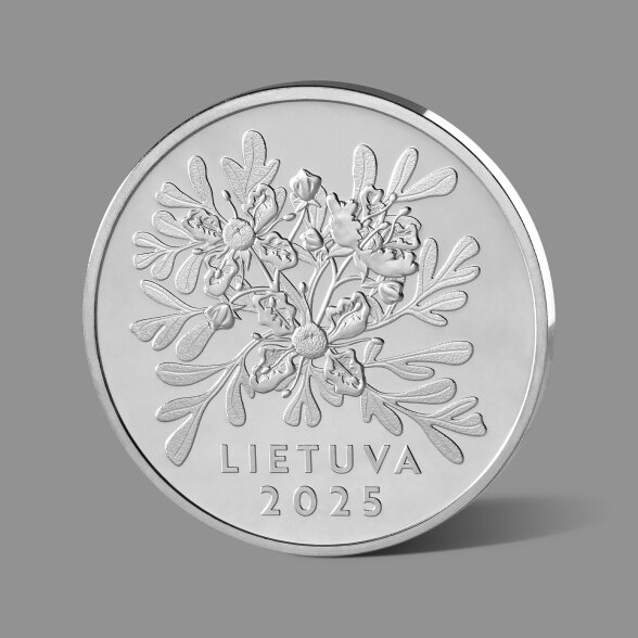 Šv. Kalėdoms ir prakartėlei skirtas gryno sidabro medalis 1