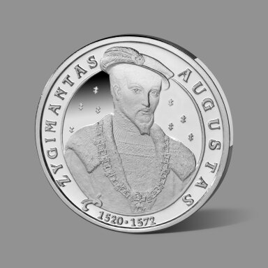 Žygimantui Augustui skirtas gryno sidabro medalis Žygimantui Augustui skirtas gryno sidabro medalis